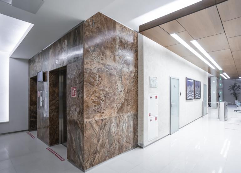 Конкорд: Вид главного лифтового холла