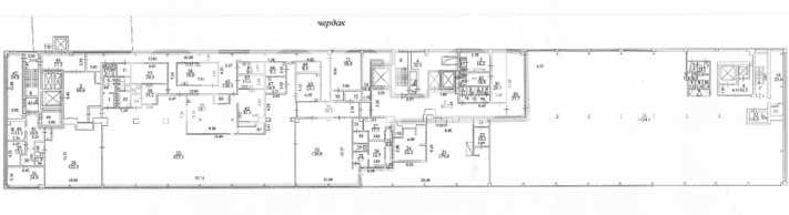 Планировка офиса 2325.5 м², 9 этаж, БЦ «г Москва, Шаболовка ул., 31Г»